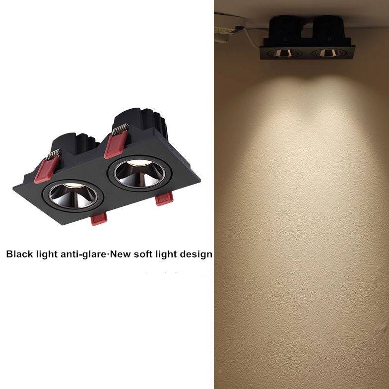 Single/Double Head LED Recessed Ceiling Spotlight Fixtures LED Ceiling Downlights