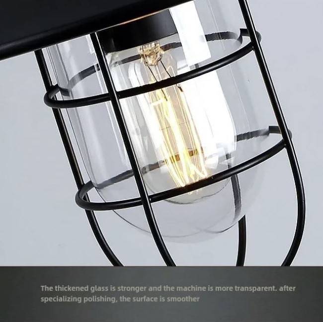 Vintage Loft Style Iron Cage Wall Sconce Lamp Wall Lamps (Indoor) Vintage Loft Style Iron Cage Wall Sconce Lamp Wall Lamps (Indoor)