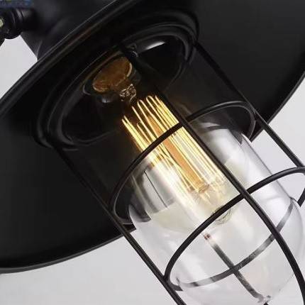 Vintage Loft Style Iron Cage Wall Sconce Lamp Wall Lamps (Indoor) Vintage Loft Style Iron Cage Wall Sconce Lamp Wall Lamps (Indoor)