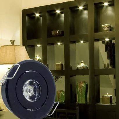 10PCs/Pk Mini Recessed LED Cabinet Spotlights LED Ceiling Downlights