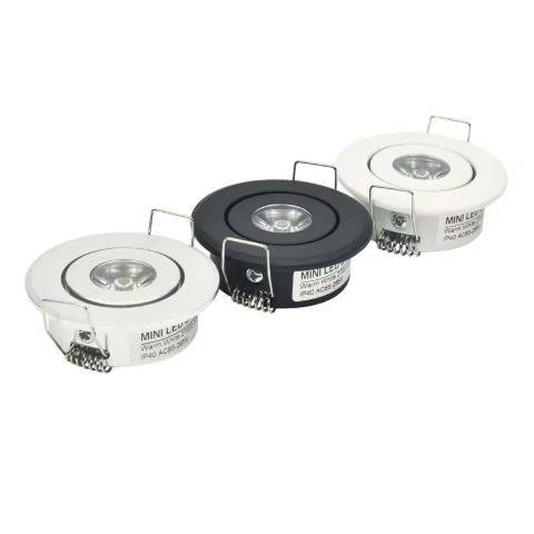 10PCs/Pk Mini Recessed LED Cabinet Spotlights LED Ceiling Downlights