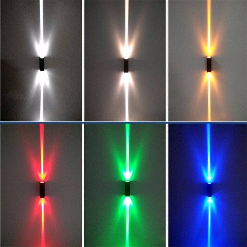 Decorate Line beam LED wall lamps Up Down Wall light Aluminum Indoor Outdoor IP65 lighting Red Blue Green Wall lamp Wall Lamps (Indoor)