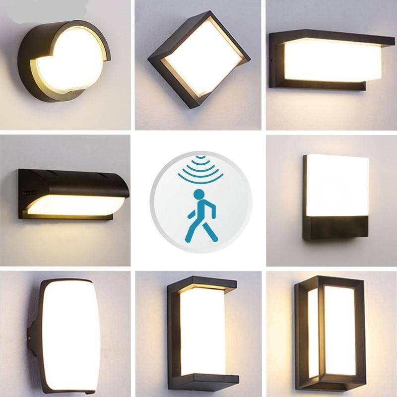 Exterior Motion Sensor Wall Sconce Lighting Fixtures Exterior Wall Lamps