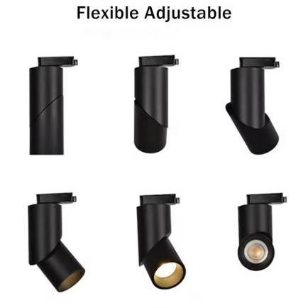 Foldable Cylinder COB LED Track Rail Spotlights LED Ceiling Downlights Foldable Cylinder COB LED Track Rail Spotlights LED Ceiling Downlights
