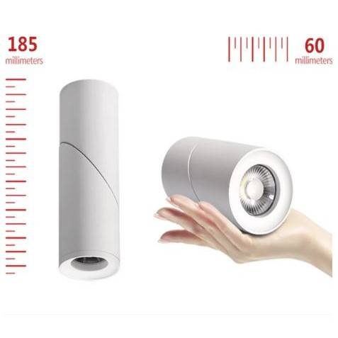 Foldable Cylinder COB LED Track Rail Spotlights LED Ceiling Downlights Foldable Cylinder COB LED Track Rail Spotlights LED Ceiling Downlights