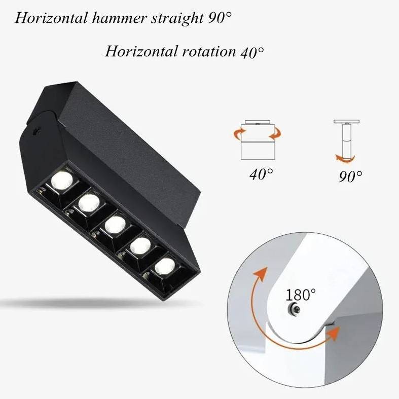 Foldable Linear Multi LED Rail Track Lights LED Ceiling Downlights Foldable Linear Multi LED Rail Track Lights LED Ceiling Downlights