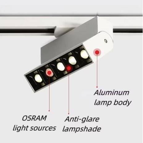 Foldable Linear Multi LED Rail Track Lights LED Ceiling Downlights Foldable Linear Multi LED Rail Track Lights LED Ceiling Downlights