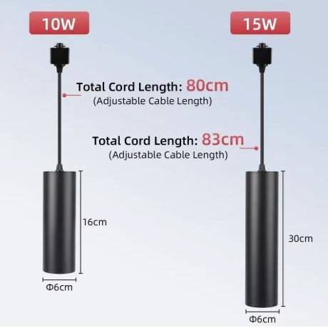 Height Adjustable LED Bar Pendant Track Lights Pendant Lights