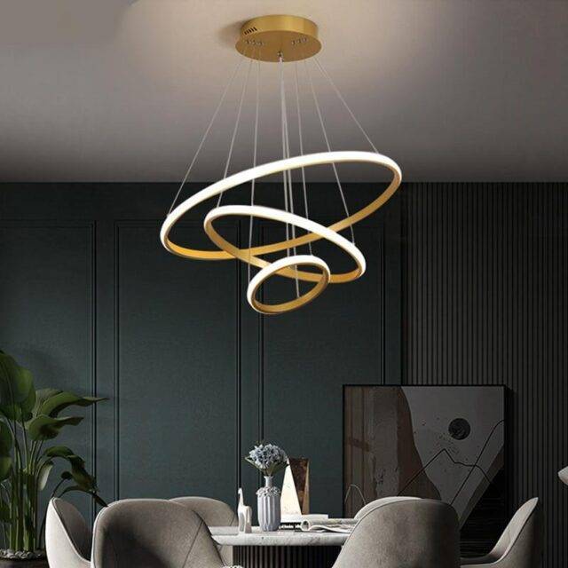 Multi Rings Pendant Chandelier - Lighting4Home