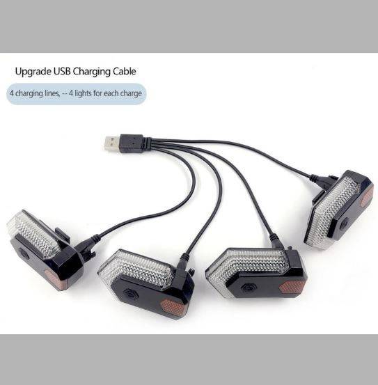 Premium Smart Bike Turn Signal Kit Flash Lights & Head Lamps Premium Smart Bike Turn Signal Kit Flash Lights & Head Lamps