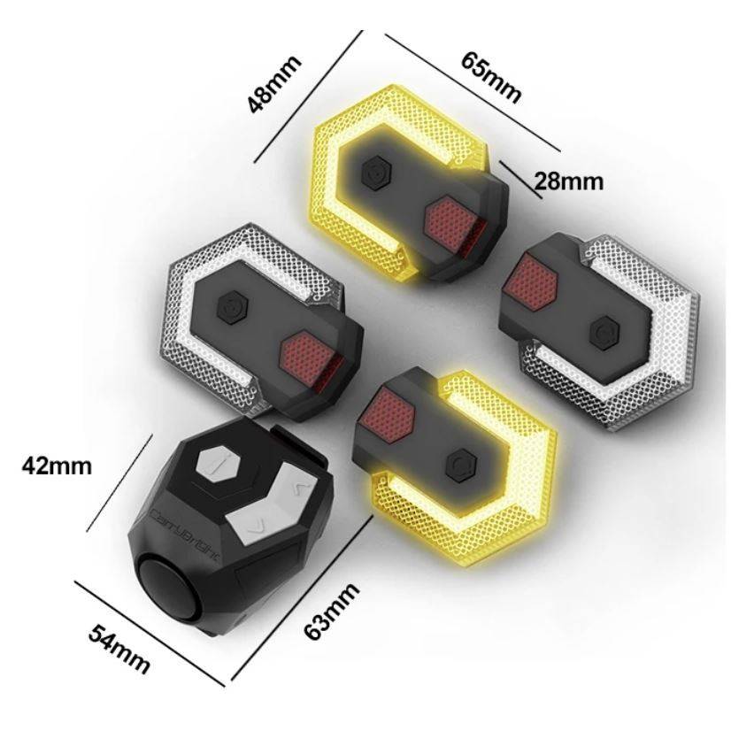 Premium Smart Bike Turn Signal Kit Flash Lights & Head Lamps Premium Smart Bike Turn Signal Kit Flash Lights & Head Lamps