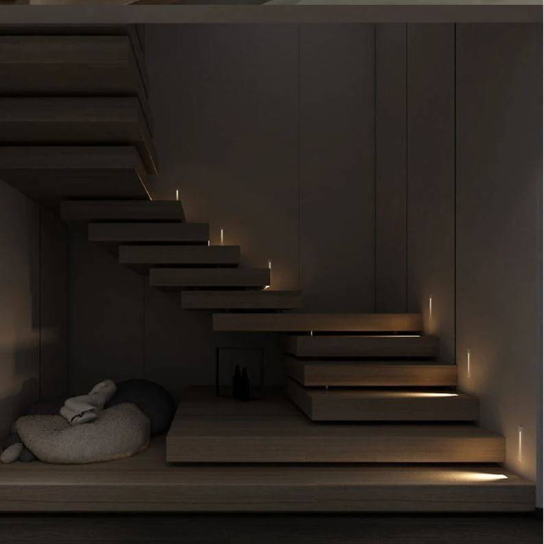 Recessed LED Wall Step Lights Exterior Wall Lamps Wall Lamps (Indoor) Recessed LED Wall Step Lights Exterior Wall Lamps Wall Lamps (Indoor)