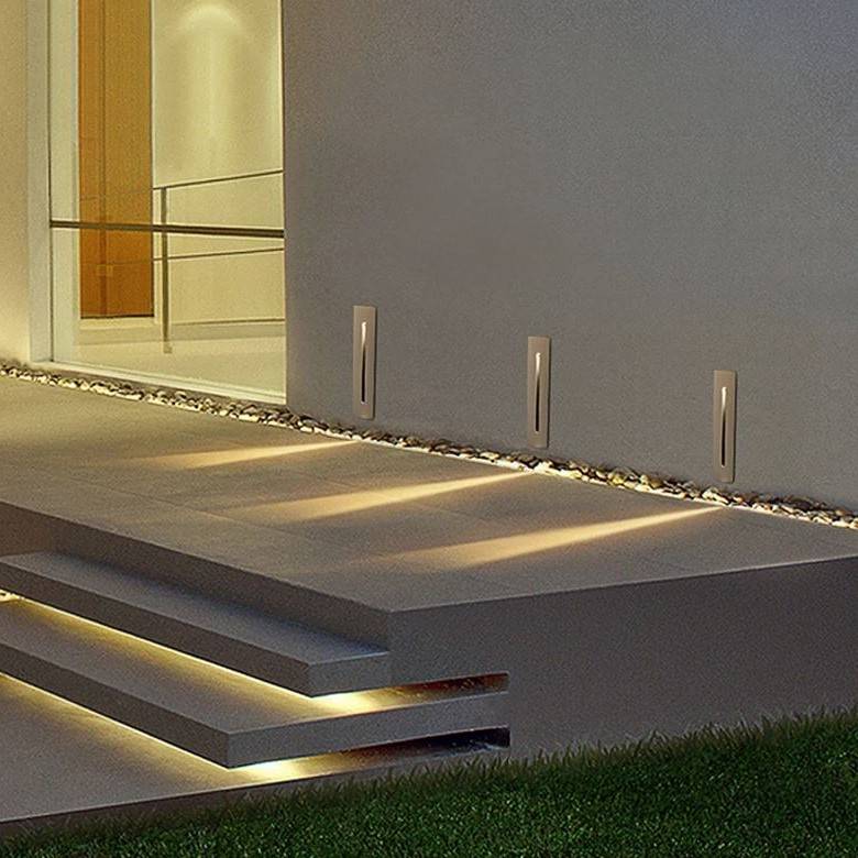 Recessed LED Wall Step Lights Exterior Wall Lamps Wall Lamps (Indoor) Recessed LED Wall Step Lights Exterior Wall Lamps Wall Lamps (Indoor)