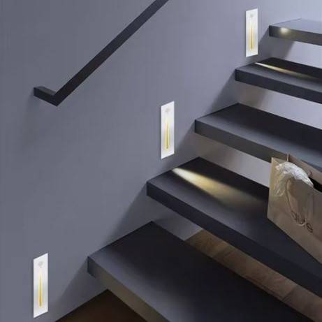 Recessed LED Wall Step Lights Exterior Wall Lamps Wall Lamps (Indoor) Recessed LED Wall Step Lights Exterior Wall Lamps Wall Lamps (Indoor)