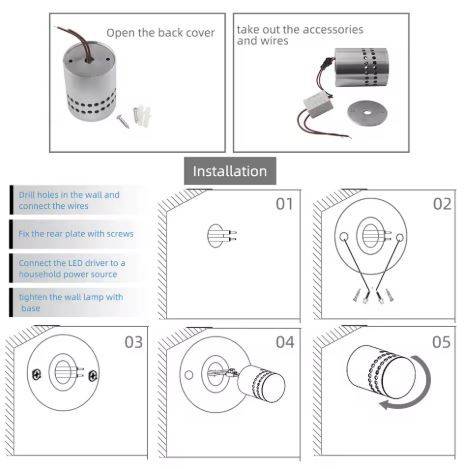 Spiral Lighting Effect LED Wall Lamp Wall Lamps (Indoor) Spiral Lighting Effect LED Wall Lamp Wall Lamps (Indoor)