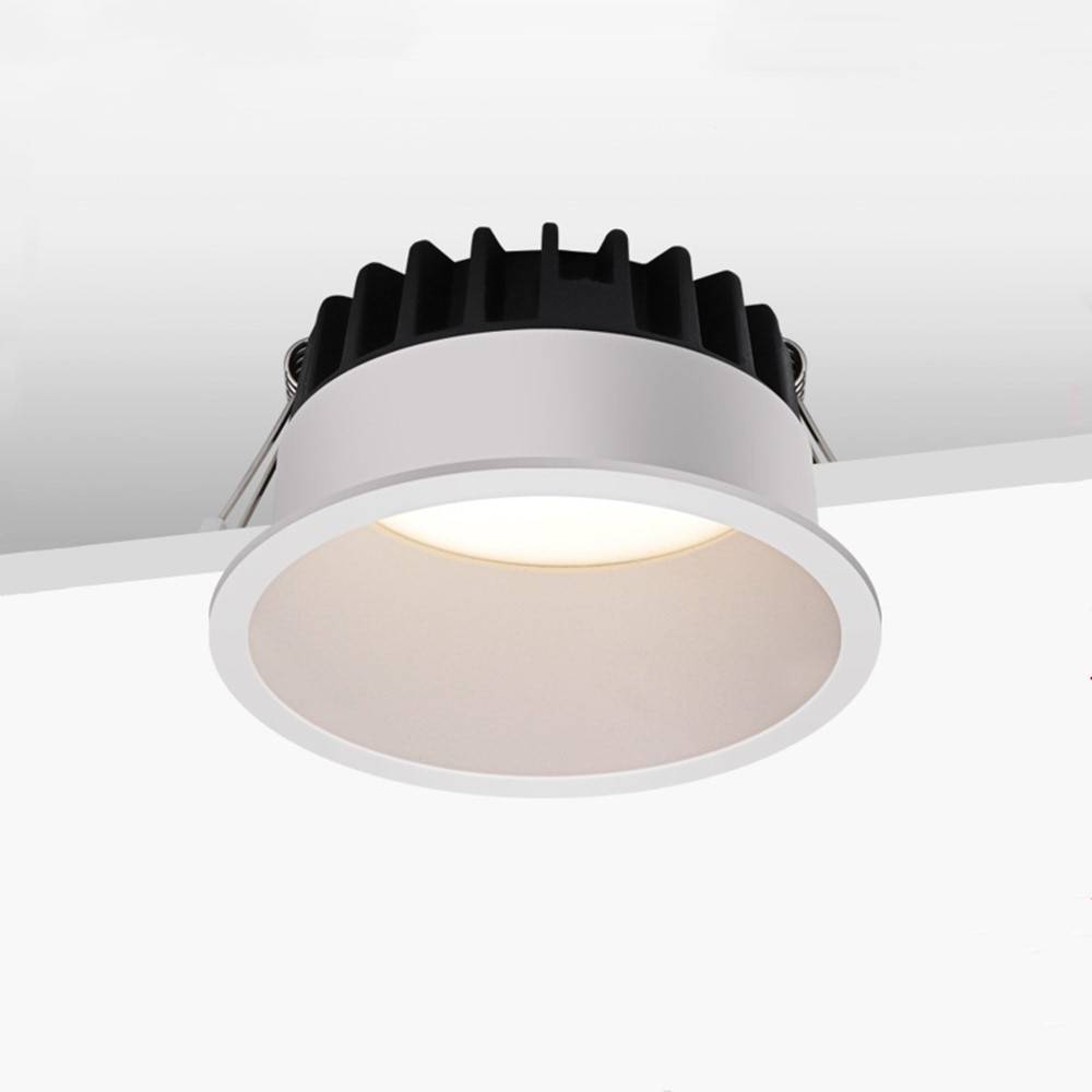 Three Color Light Changeable LED spot lights Recessed ceiling lamp 12W 10W 7W indoor living room simple Nordic LED downlight LED Ceiling Downlights