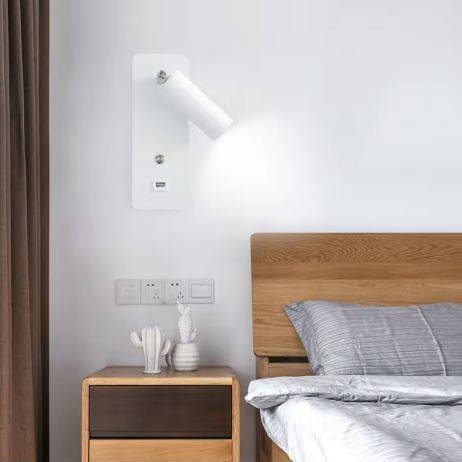 USB Charging Wall Sconce Reading Lamp Wall Lamps (Indoor)