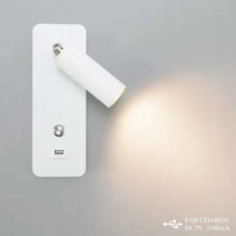 USB Charging Wall Sconce Reading Lamp Wall Lamps (Indoor)