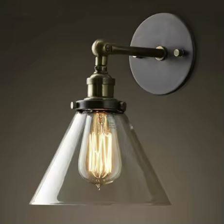 Vintage Loft Single Glass Head Wall Sconce Lamp Wall Lamps (Indoor) Vintage Loft Single Glass Head Wall Sconce Lamp Wall Lamps (Indoor)