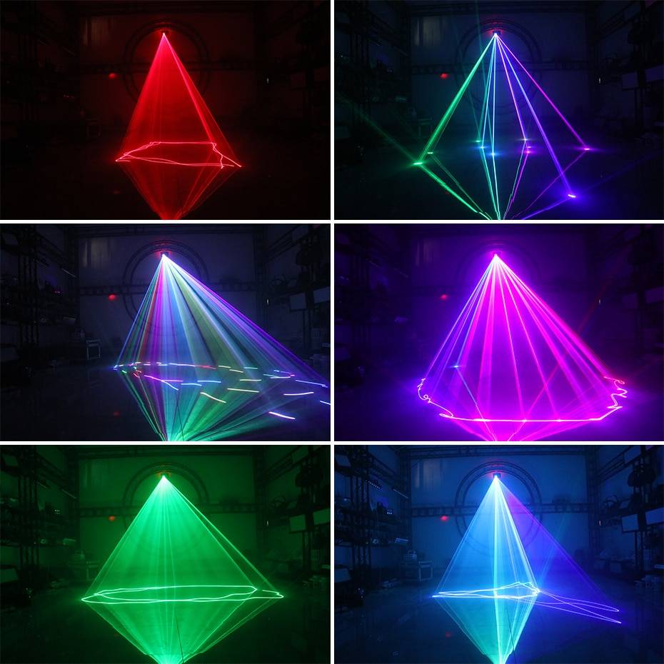 ALIEN 500mw RGB Laser Beam Line Scanner Projector DJ Disco Stage Lighting Effect Dance Party Wedding Holiday Bar Club DMX Lights Novelty Lightings