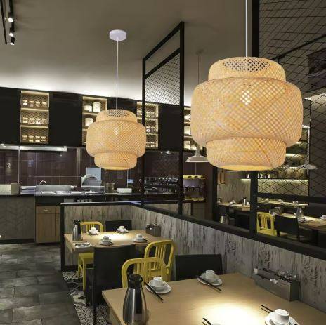 Postmodern Tiered Design Bamboo Pendant Lights Pendant Lights Postmodern Tiered Design Bamboo Pendant Lights Pendant Lights