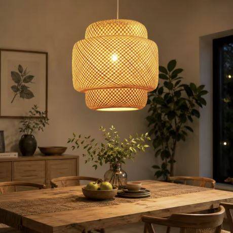 Postmodern Tiered Design Bamboo Pendant Lights Pendant Lights Postmodern Tiered Design Bamboo Pendant Lights Pendant Lights