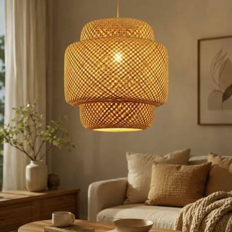 Postmodern Tiered Design Bamboo Pendant Lights Pendant Lights Postmodern Tiered Design Bamboo Pendant Lights Pendant Lights