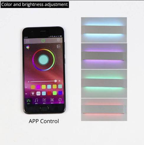 Remote APP Control Smart Wall Sconce Lamp Wall Lamps (Indoor)