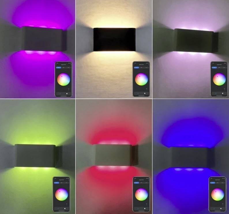 Remote APP Control Smart Wall Sconce Lamp Wall Lamps (Indoor)
