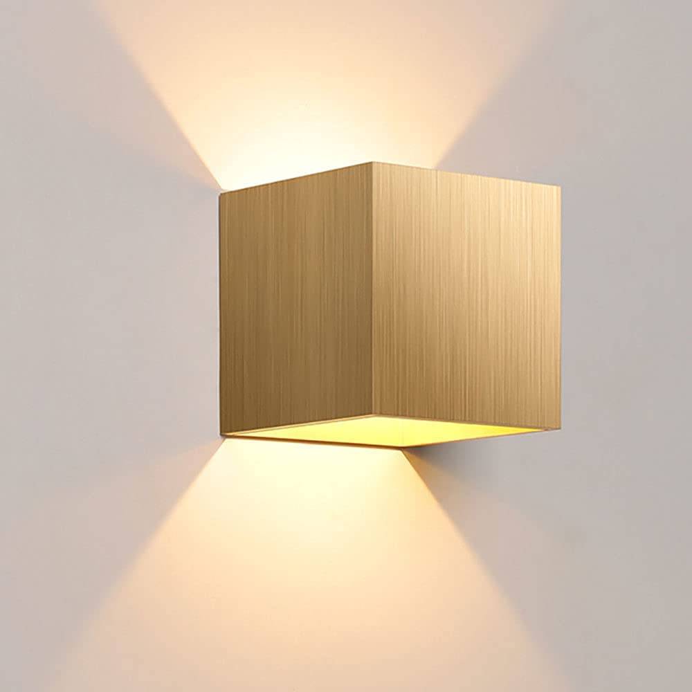 Cube LED Wall Sconce Lamps for Indoor & Outdoor Exterior Wall Lamps Wall Lamps (Indoor)