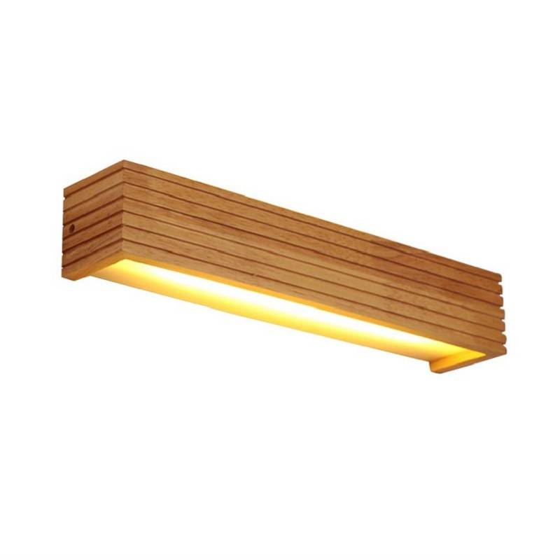 Modern Wood Wall Light LED Wall Lamp bathroom Home Wall Sconce Sofa Background Wall Light Bedroom Bedside Lighting Fixture Wall Lamps (Indoor)