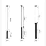 Dimmable Long Tube LED Pendant Light - Lighting4Home