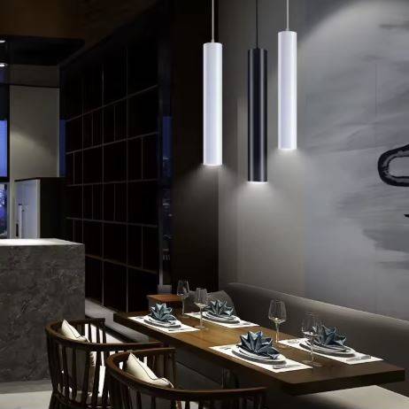 Dimmable Long Tube LED Pendant Light Pendant Lights Dimmable Long Tube LED Pendant Light Pendant Lights