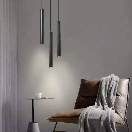 Dimmable Long Tube LED Pendant Light Pendant Lights Dimmable Long Tube LED Pendant Light Pendant Lights