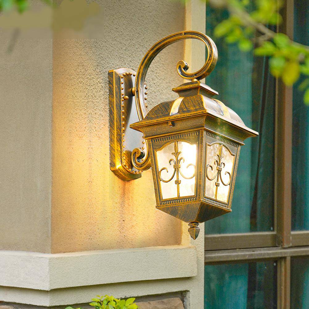 Retro Outdoor Wall Sconce Porch Lamp Exterior Wall Lamps Outdoor Landscape Lightings