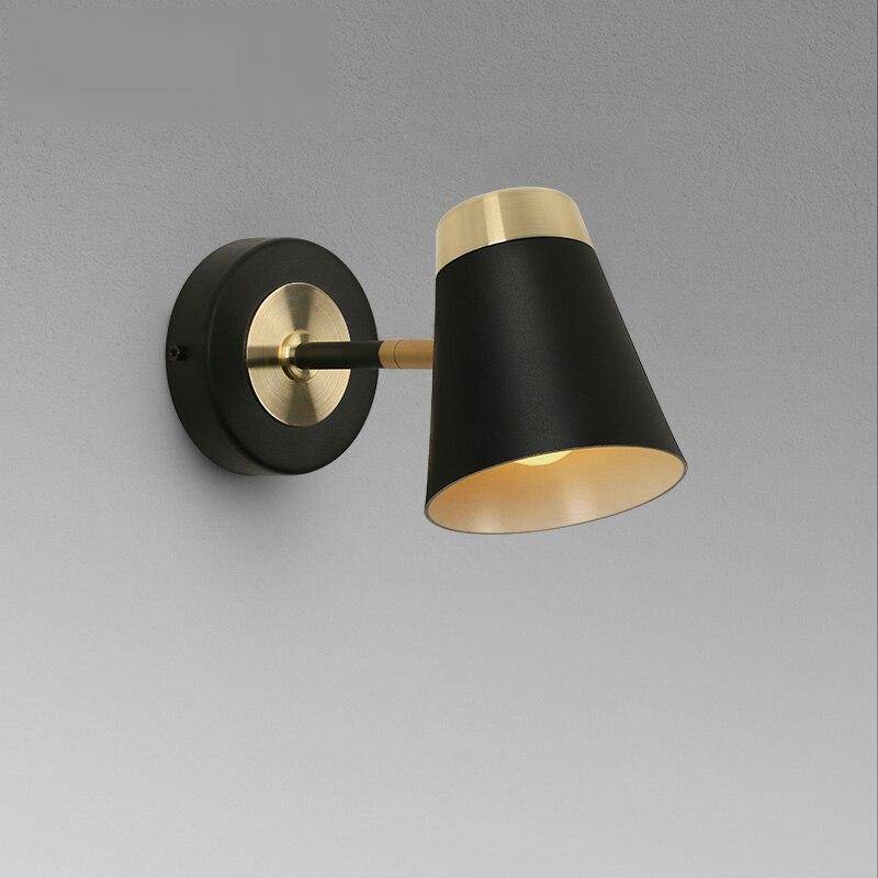 Rotatable Luxury Gold & Black Wall Lamp Wall Lamps (Indoor)