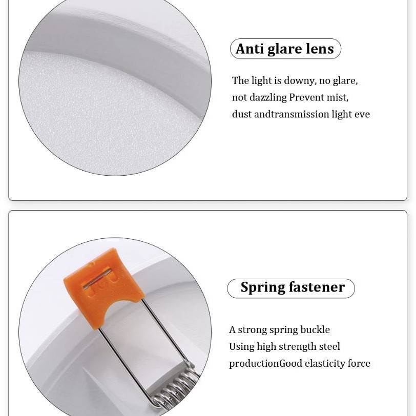 APP Control Smart RGB Recessed Downlights LED Ceiling Downlights