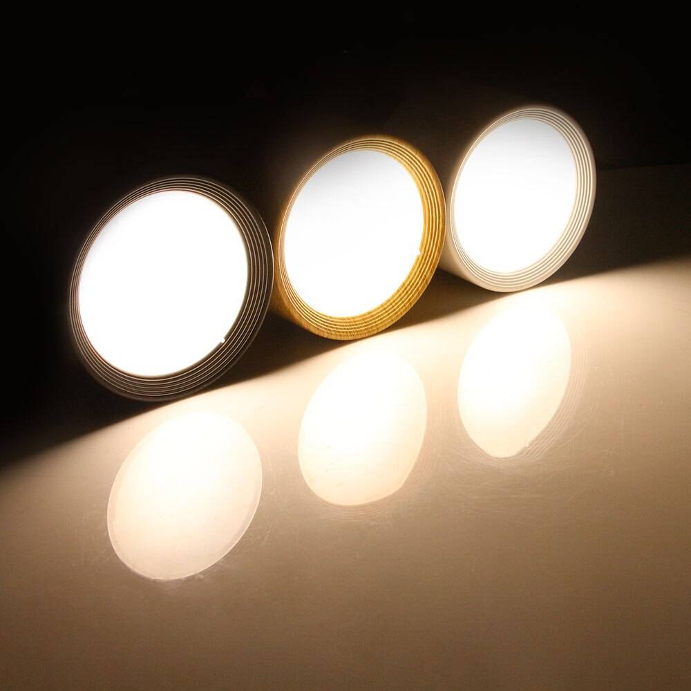 High Bright Ceiling Spot Lights 5W 12W Nordic Wood Surface Mounted Ceiling Spot Light for Ailse Bar Kitchen Indoor Lighting LED Ceiling Downlights