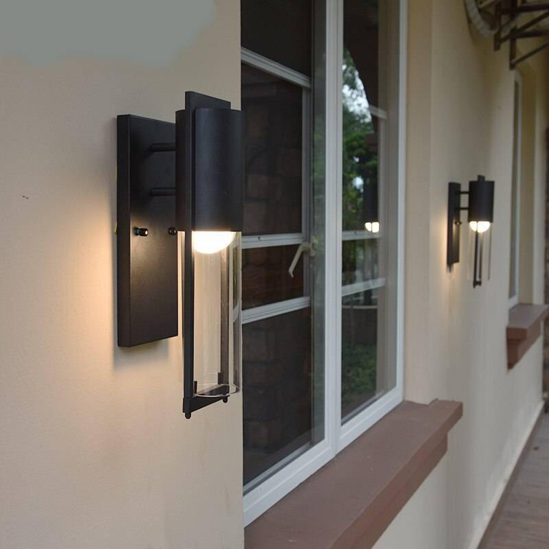 Modern Vintage Outdoor Porch Wall Sconce Light Exterior Wall Lamps Outdoor Landscape Lightings