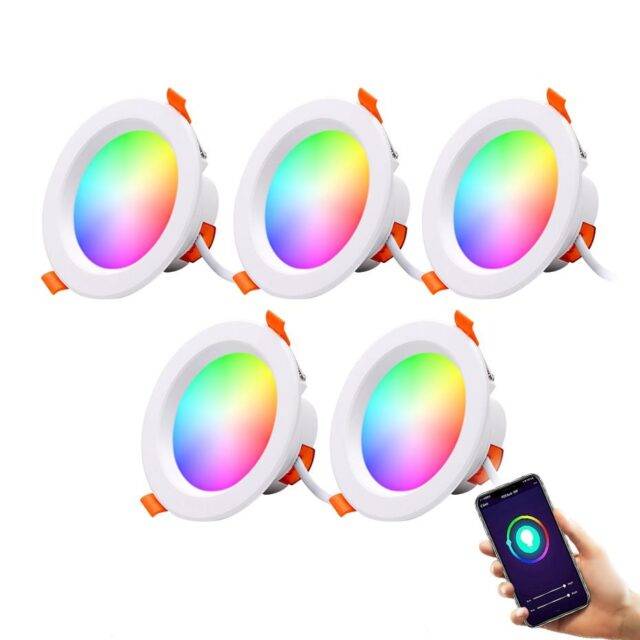 APP Control Smart RGB Recessed Downlights Lighting4Home
