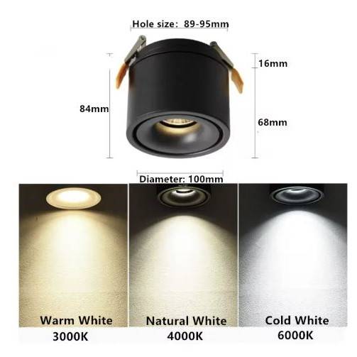 Free Directional Compact LED Dimmable Spotlights LED Ceiling Downlights Free Directional Compact LED Dimmable Spotlights LED Ceiling Downlights