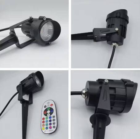 Outdoor Front Yard Remote RGB Spotlights Garden Decorative Lights Outdoor Landscape Lightings Outdoor Front Yard Remote RGB Spotlights Garden Decorative Lights Outdoor Landscape Lightings