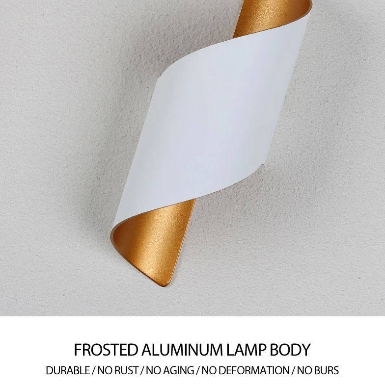 Spiral LED Wall Lights for Indoor & Outdoor Exterior Wall Lamps Wall Lamps (Indoor) Spiral LED Wall Lights for Indoor & Outdoor Exterior Wall Lamps Wall Lamps (Indoor)