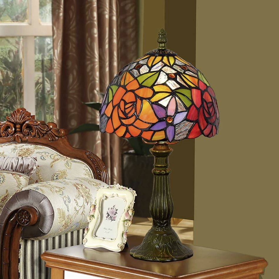 Tiffany Style Nightstand Table Lamp Desk & Table Lamps Tiffany Style Nightstand Table Lamp Desk & Table Lamps