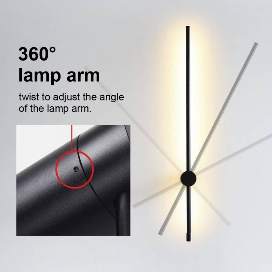 Long Strip Wall Light with Touch Dimming Switch Wall Lamps (Indoor) Long Strip Wall Light with Touch Dimming Switch Wall Lamps (Indoor)