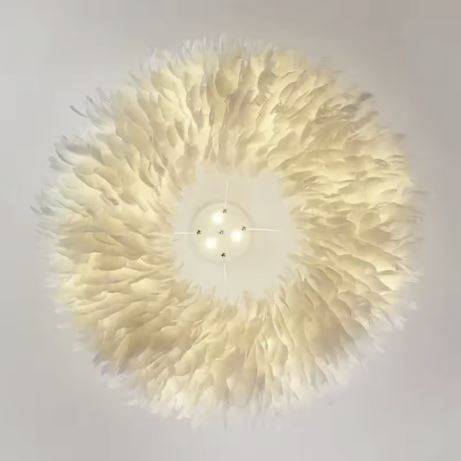 Luxury Feather Ring Pendant Chandelier Light Chandeliers Pendant Lights Luxury Feather Ring Pendant Chandelier Light Chandeliers Pendant Lights