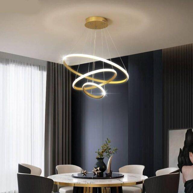 Multi Rings Pendant Chandelier - Lighting4Home