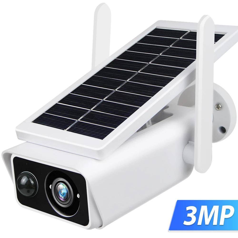 Outdoor Solar Wireless 3MP Security Camera Lighting Tech Gadgets Solar Powered Security Lights Tech Gadgets