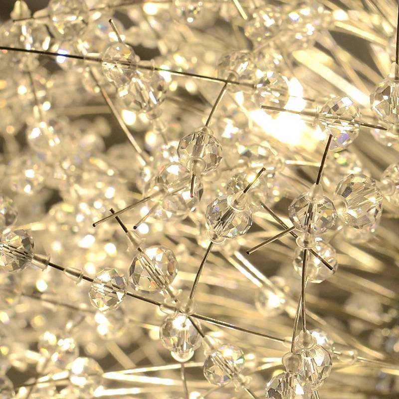 Crystal Sparkling Snowflake Linear LED Chandelier Chandeliers Pendant Lights