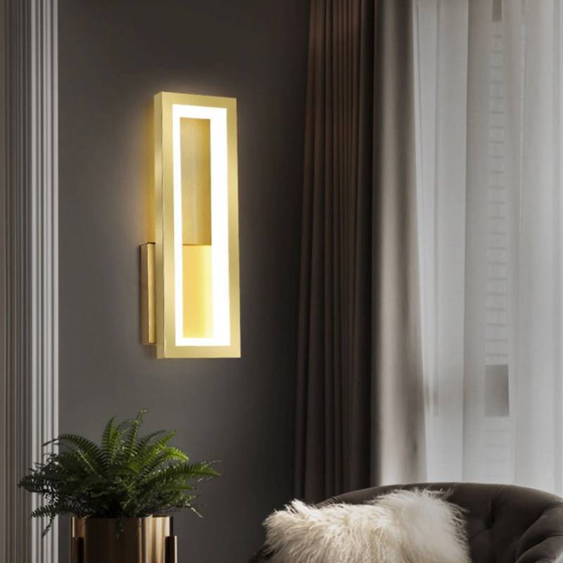 Modern Minimalist Wall Lamps Home Decor Living Room Bedroom Bedside 17w Ac96v-260v Led Sconce Black White Light Aisle Decoration Wall Lamps (Indoor)